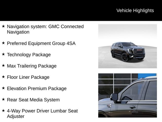 New 2026 GMC Yukon Elevation w/ Elevation Premium Package AWD/4WD image 8
