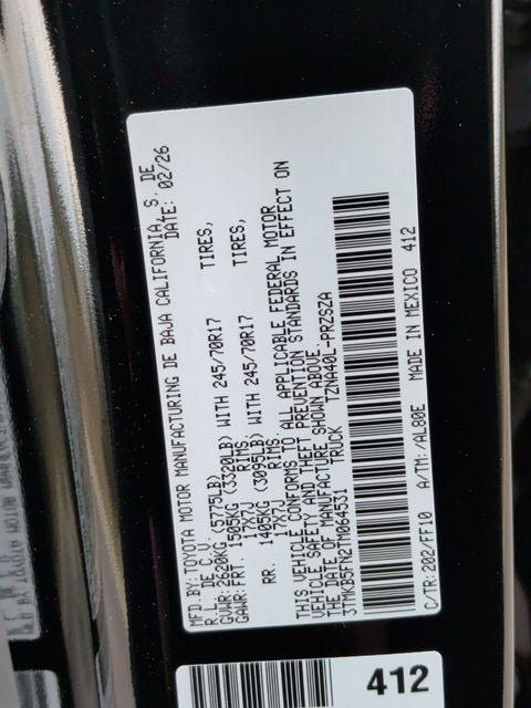 New 2026 Toyota Tacoma SR5 RWD image 29