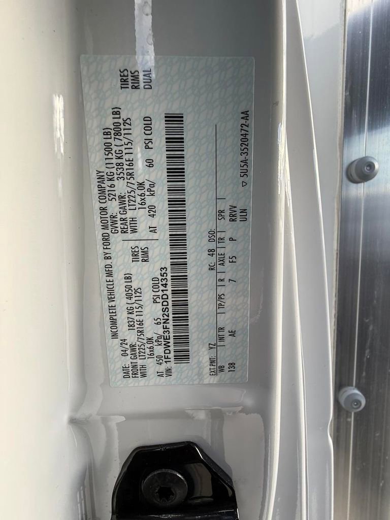 New 2025 Ford E-350 and Econoline 350 Super Duty w/ Power Equipment Group RWD image 3