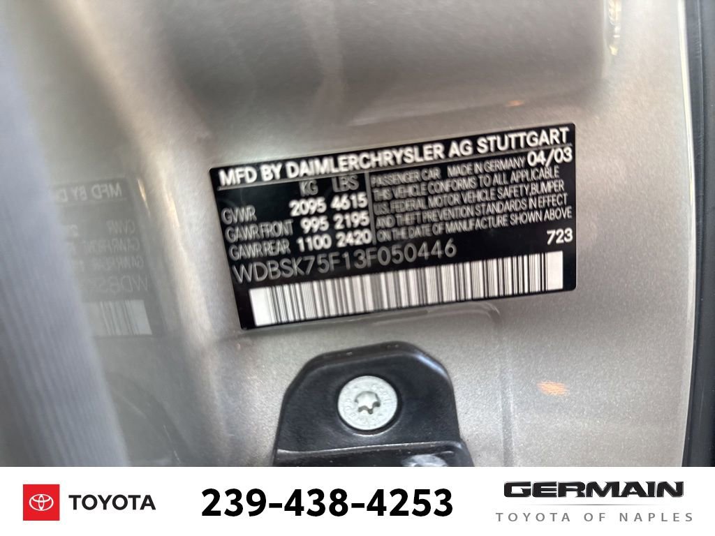 Used 2003 Mercedes-Benz SL 500 image 23