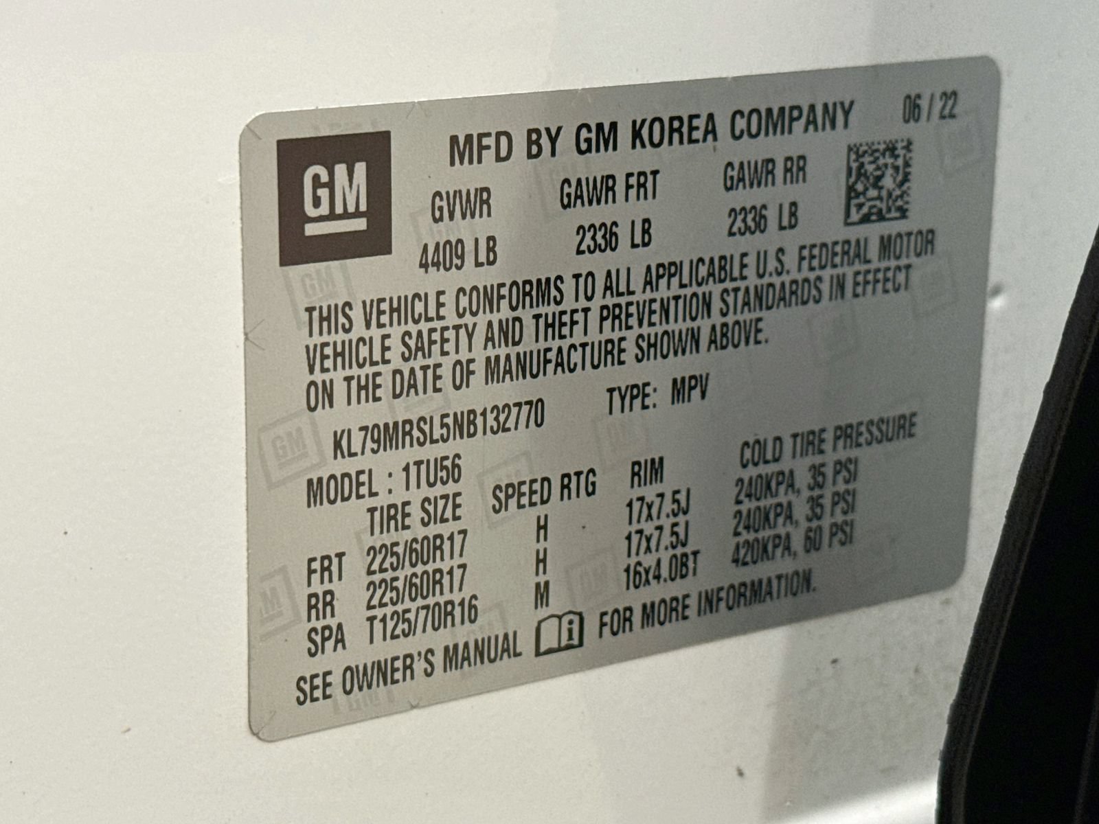 Used 2022 Chevrolet TrailBlazer LT w/ Convenience Package AWD/4WD image 34