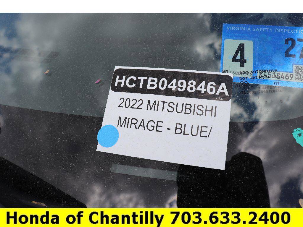 Used 2022 Mitsubishi Mirage G4 ES FWD image 31