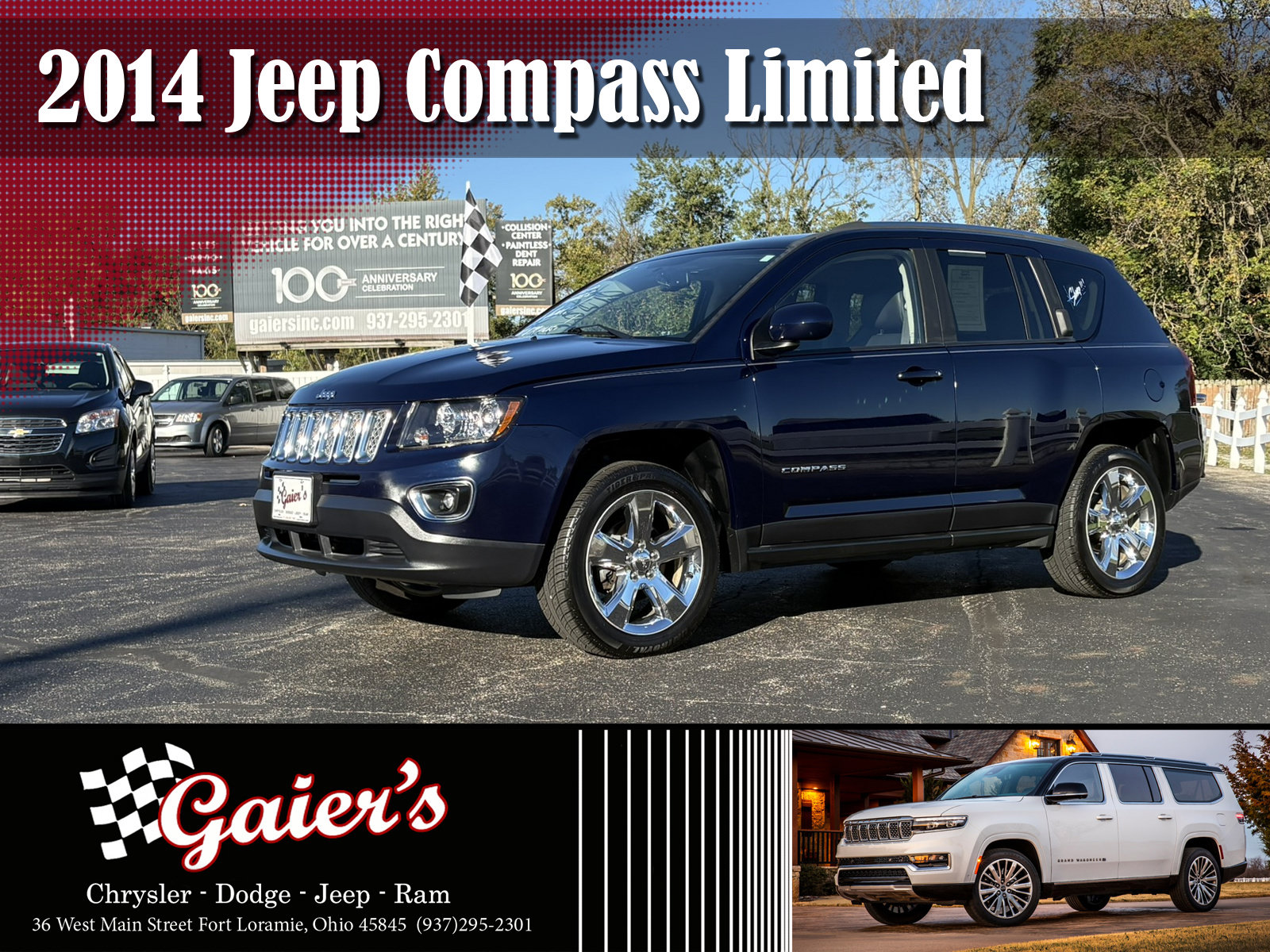 Used 2014 Jeep Compass Limited w/ Premium Sound Group AWD/4WD image 1