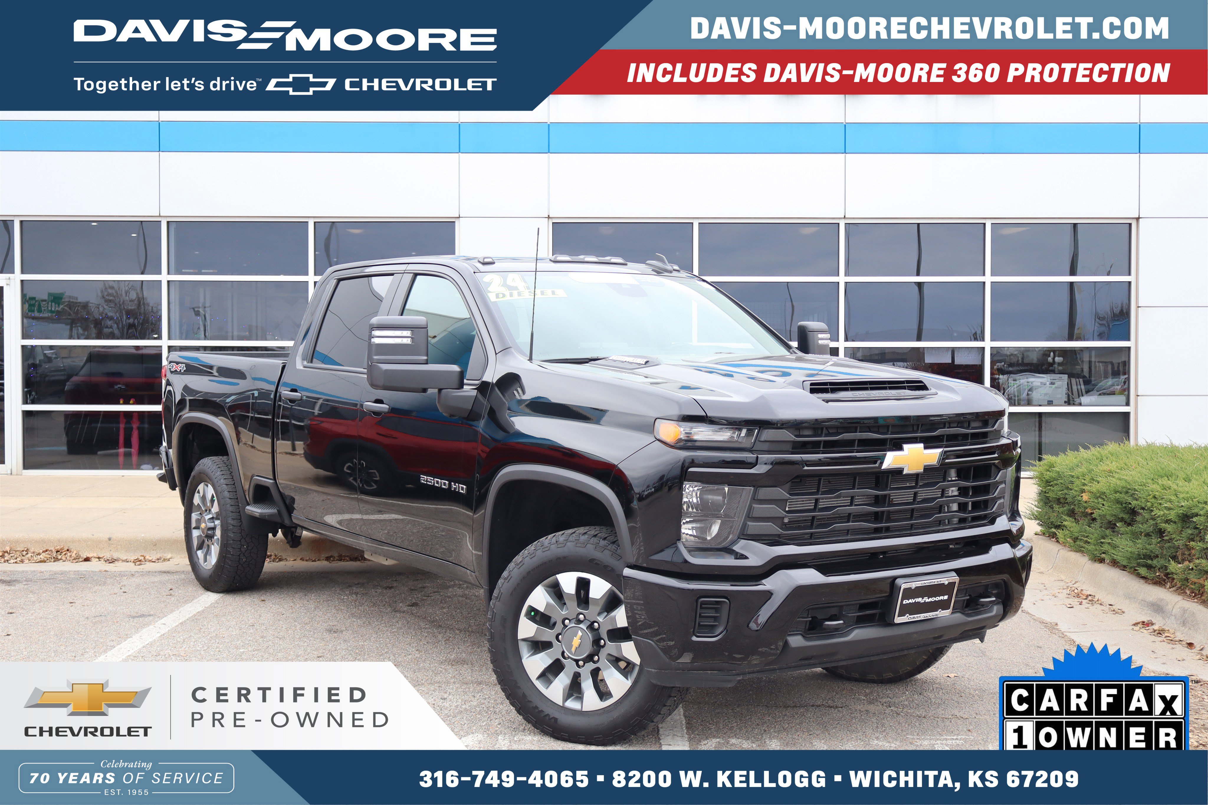 Certified 2024 Chevrolet Silverado 2500 Custom w/ Custom Value Package image 1
