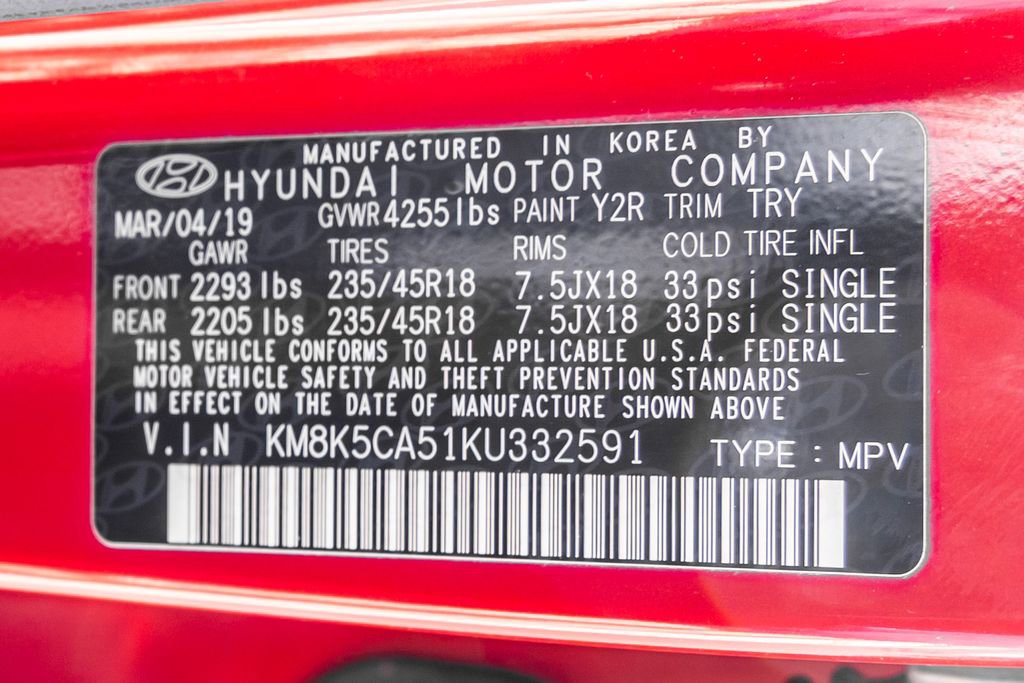 Used 2019 Hyundai Kona Ultimate AWD/4WD image 30