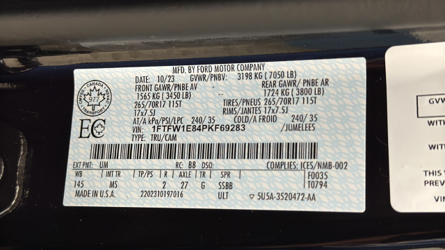 Used 2023 Ford F150 XLT w/ Equipment Group 301A Mid AWD/4WD image 26