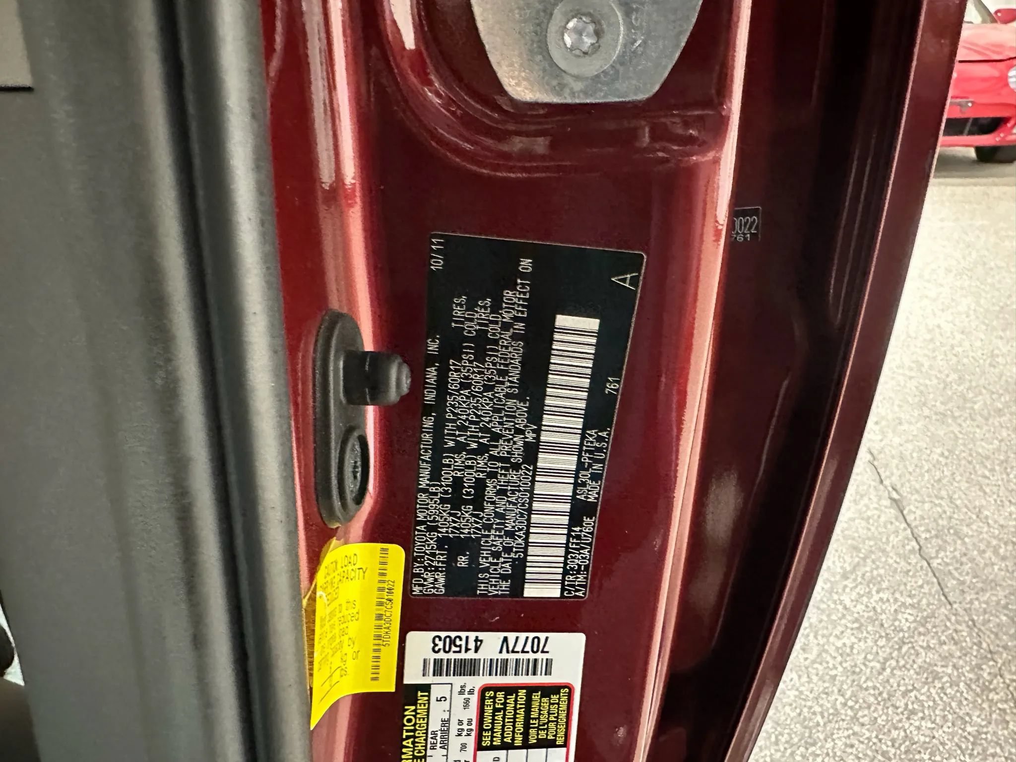 Used 2012 Toyota Sienna FWD image 48