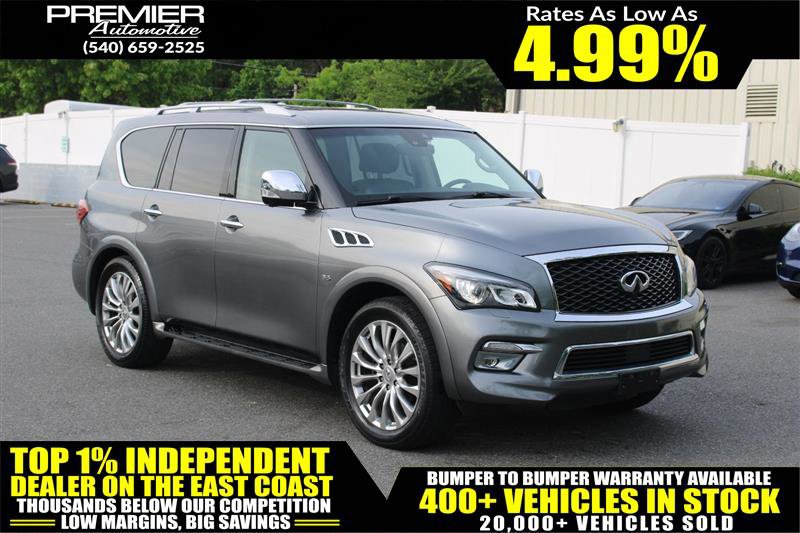 Used 2017 INFINITI QX80 4WD w/ Deluxe Technology Package image 1