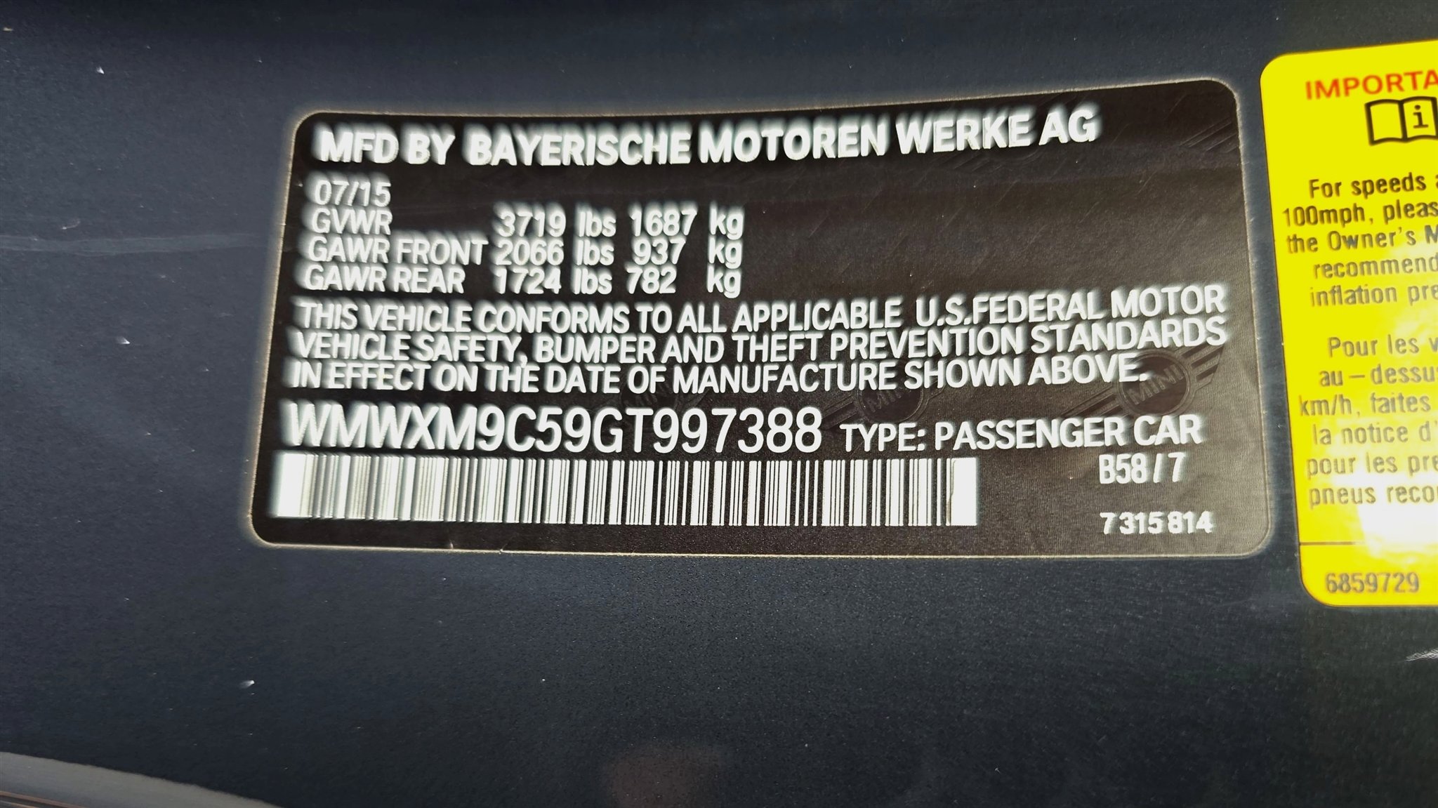 Used 2016 MINI Cooper John Cooper Works image 55