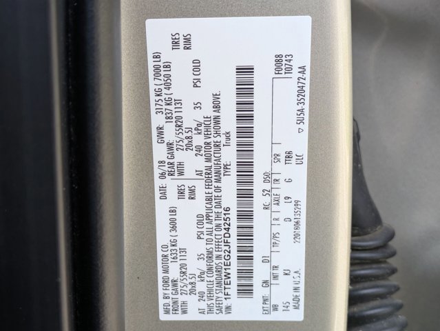 Used 2018 Ford F150 King Ranch w/ Equipment Group 601A Luxury image 15