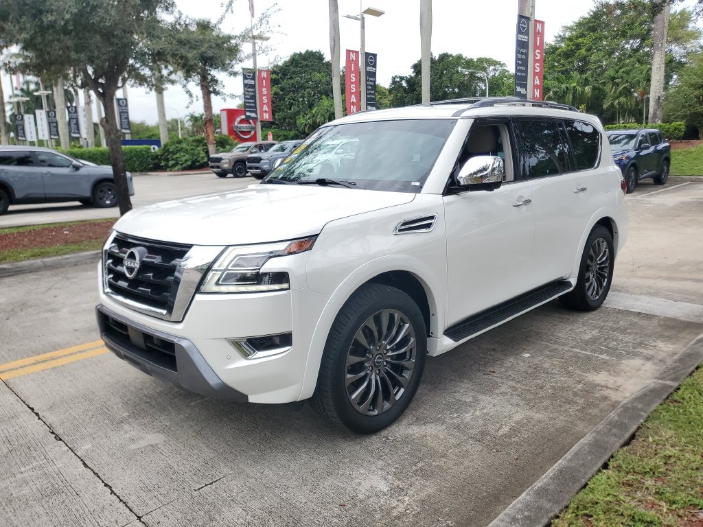 Certified 2024 Nissan Armada Platinum w/ Captain's Chairs Package RWD image 3