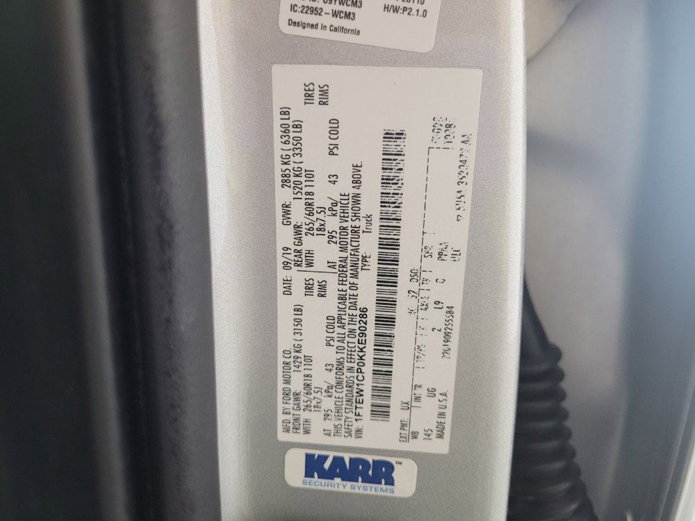 Used 2019 Ford F150 XLT w/ Equipment Group 302A Luxury RWD image 33