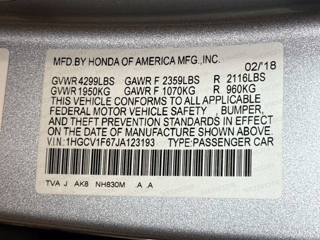 Used 2018 Honda Accord EX-L image 33