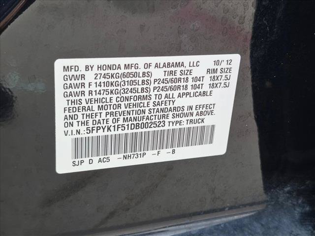 Used 2013 Honda Ridgeline RTL image 26