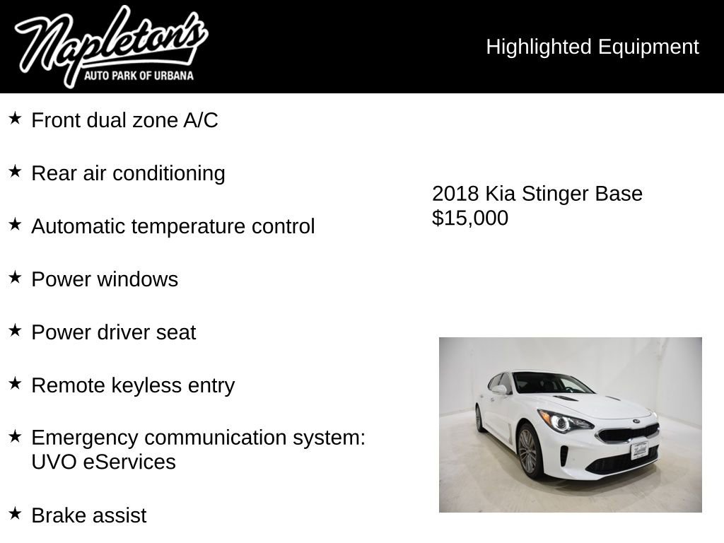 Used 2018 Kia Stinger image 15