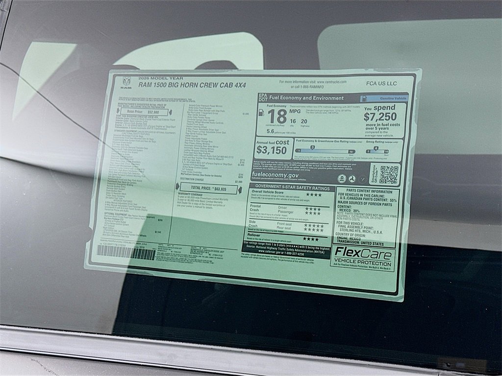 New 2026 RAM 1500 Big Horn w/ Night Edition image 20