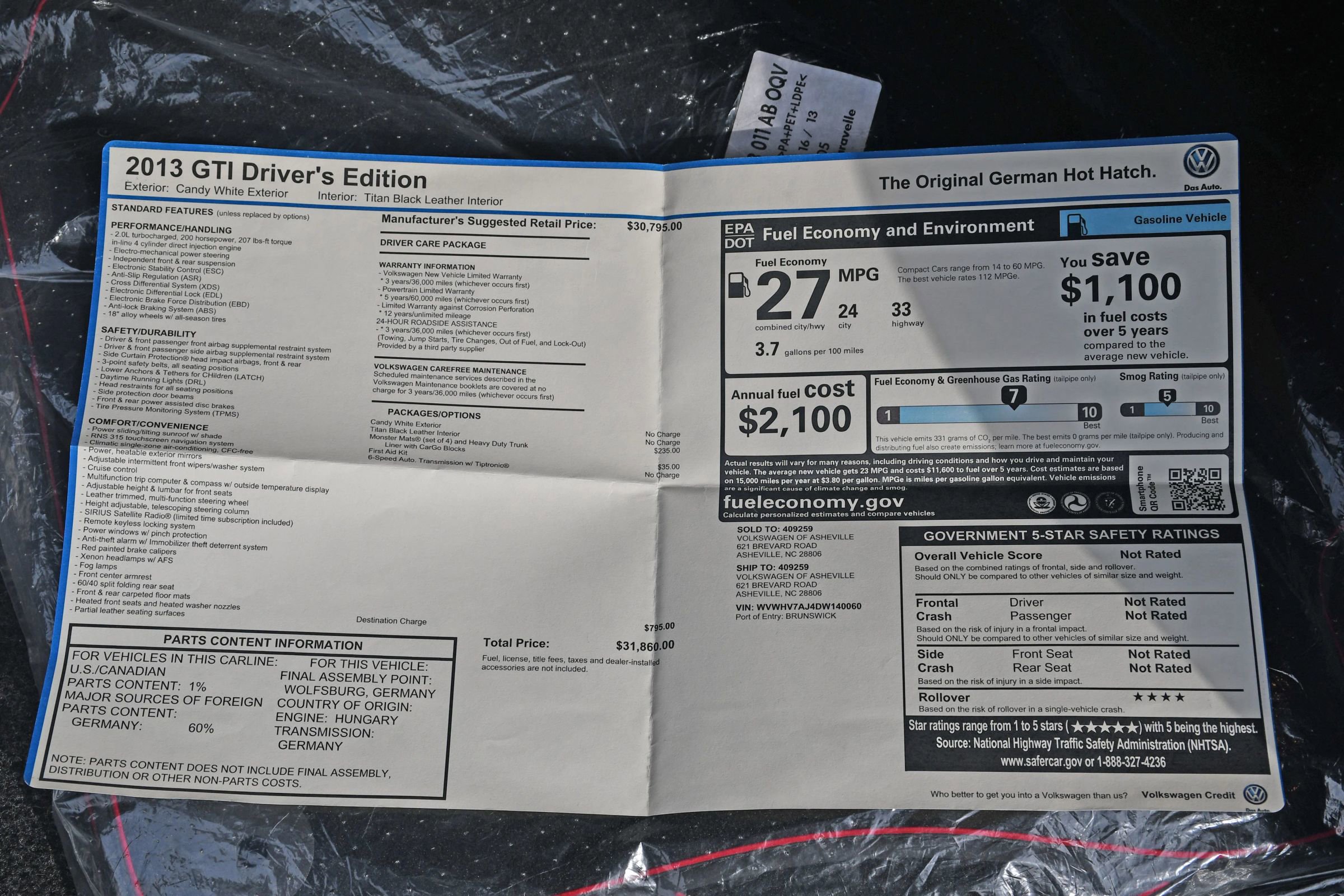 Used 2013 Volkswagen GTI Driver's Edition image 33