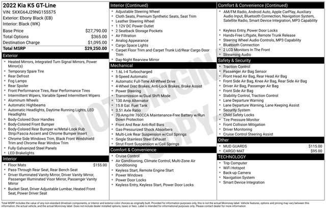 Used 2022 Kia K5 GT-Line image 48