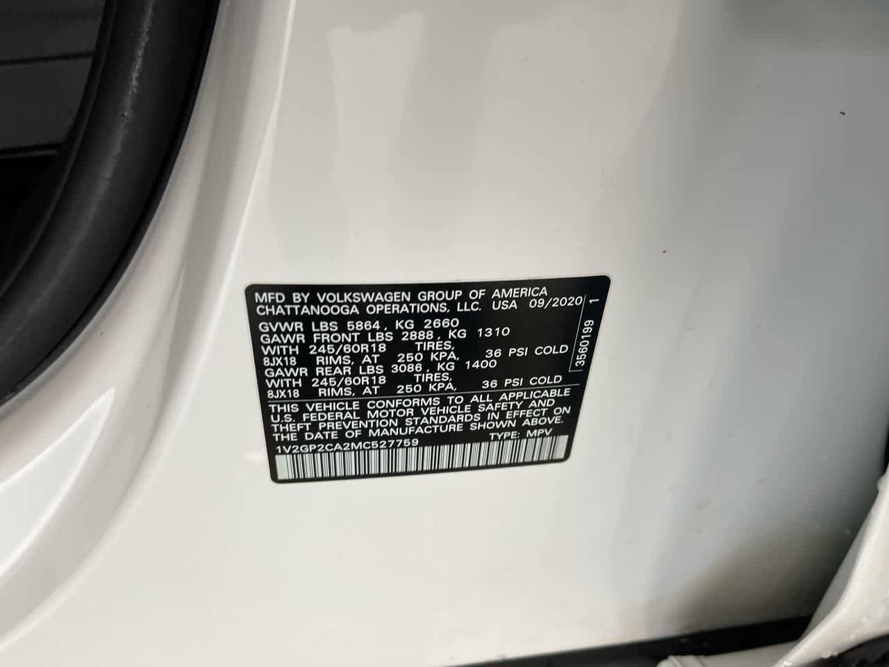 Used 2021 Volkswagen Atlas S AWD/4WD image 26