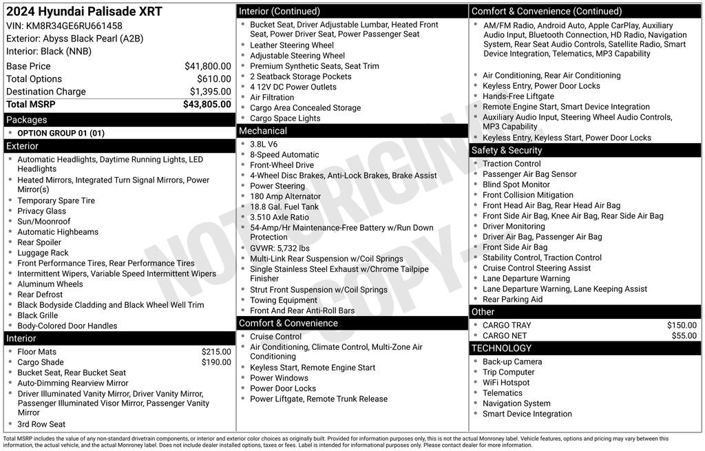 Used 2024 Hyundai Palisade XRT FWD image 26