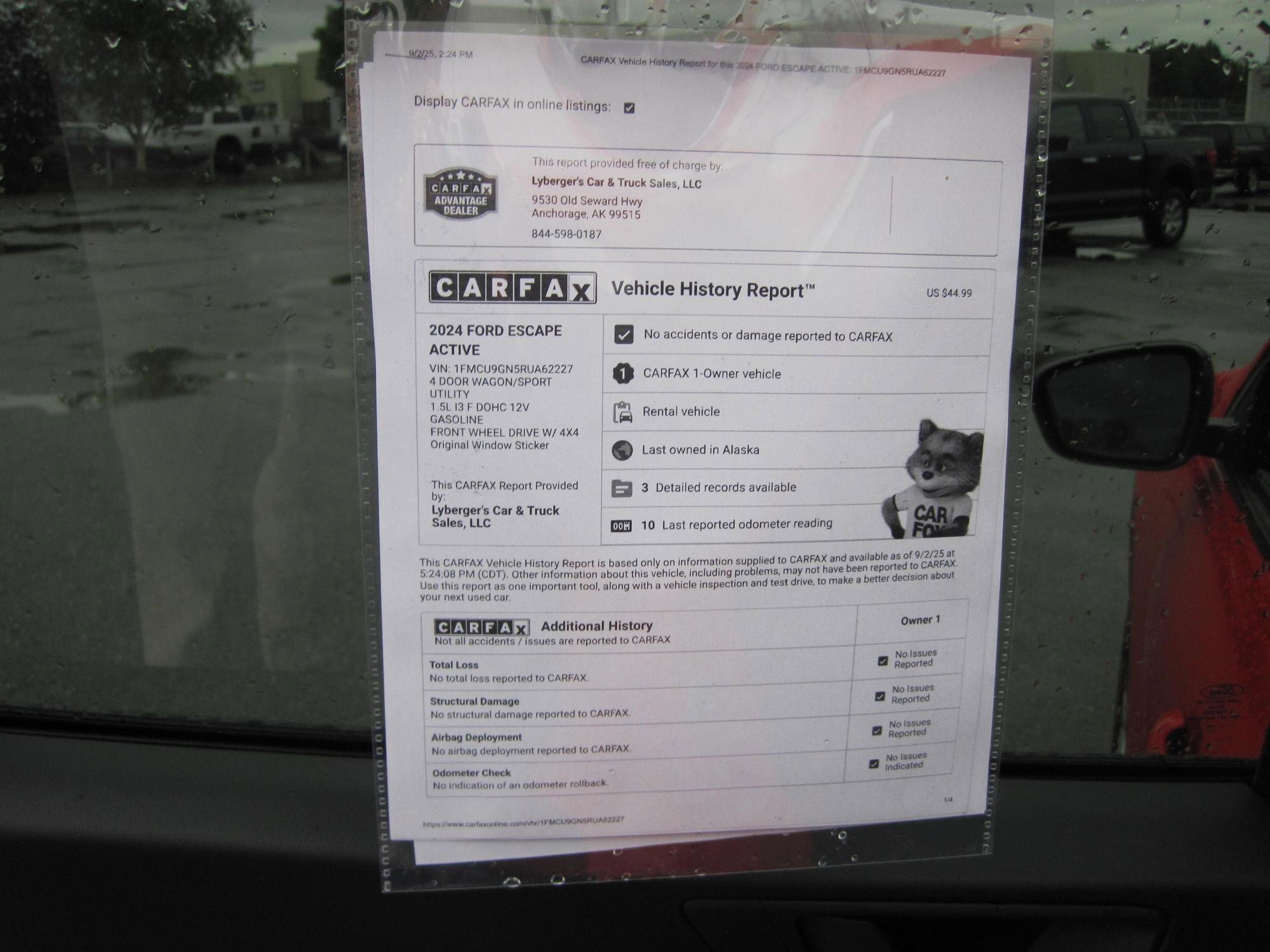 Used 2024 Ford Escape Active image 10