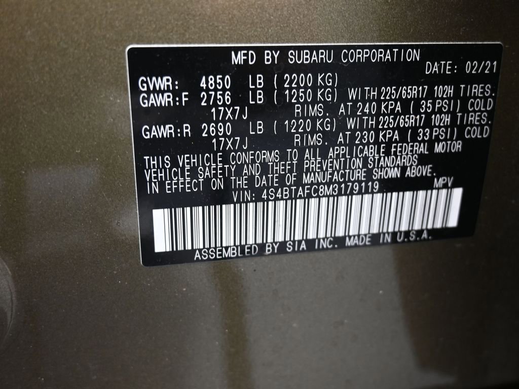 Used 2021 Subaru Outback Premium image 17