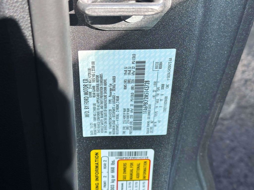 Used 2021 Ford Mustang GT Premium w/ Ford Safe & Smart Package RWD image 16