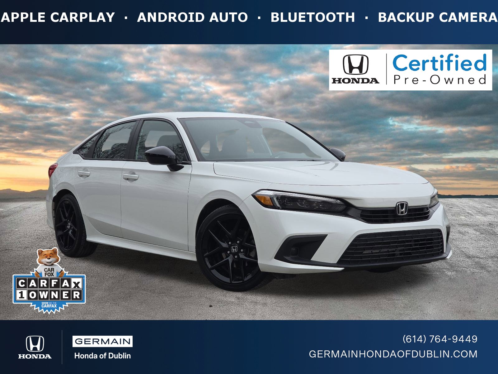 Certified 2023 Honda Civic Sport image 1