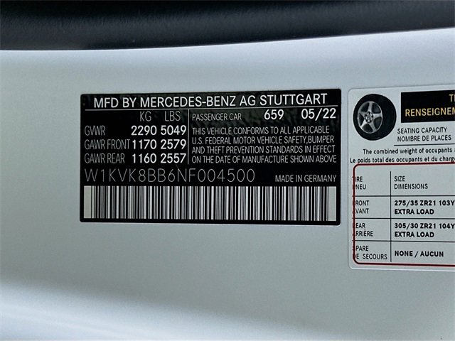 Certified 2022 Mercedes-Benz SL 63 AMG 4MATIC image 31