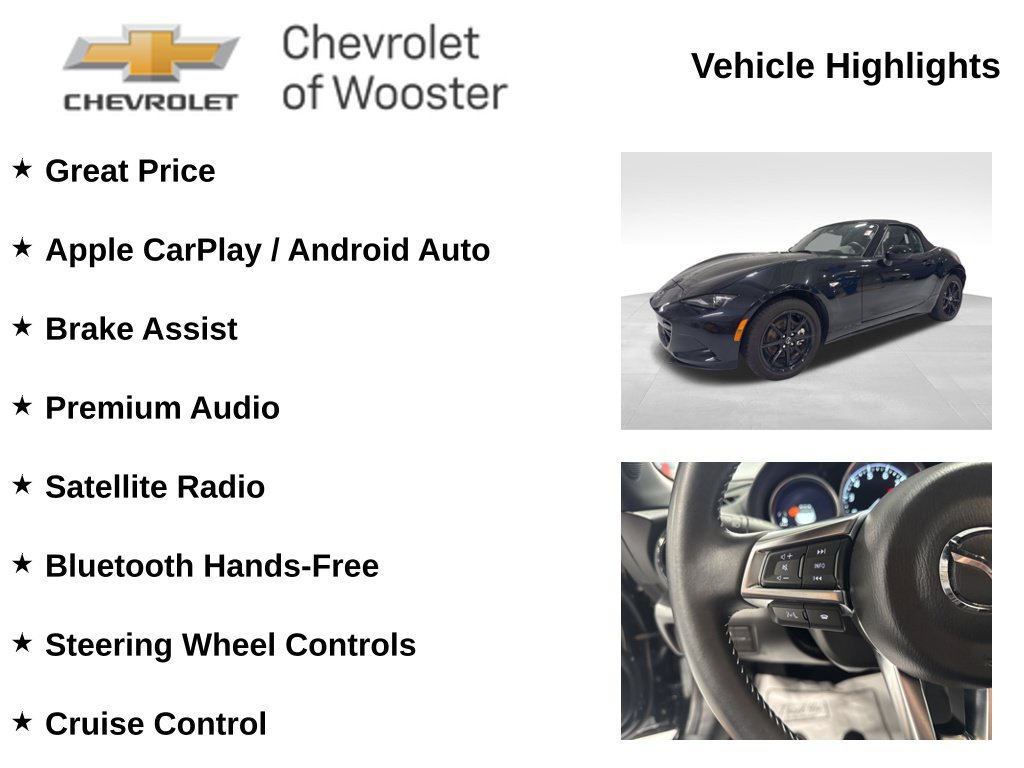 Used 2024 MAZDA MX-5 Miata Sport RWD image 2