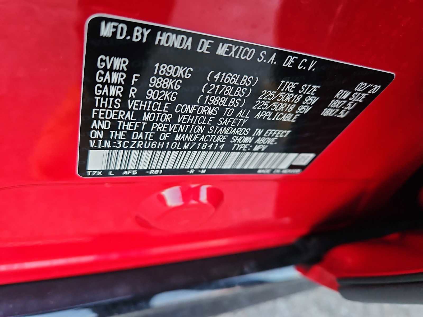 Used 2020 Honda HR-V Sport image 14