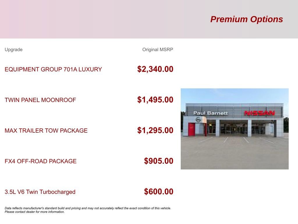 Used 2019 Ford F150 Platinum w/ Equipment Group 701A Luxury image 2