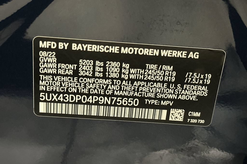 Certified 2023 BMW X3 sDrive30i w/ Premium Package RWD image 37