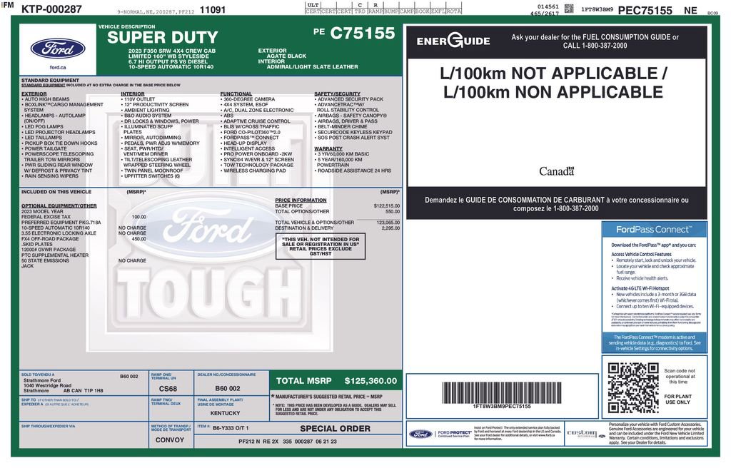 Used 2023 Ford F350 Limited w/ FX4 Off-Road Package image 26