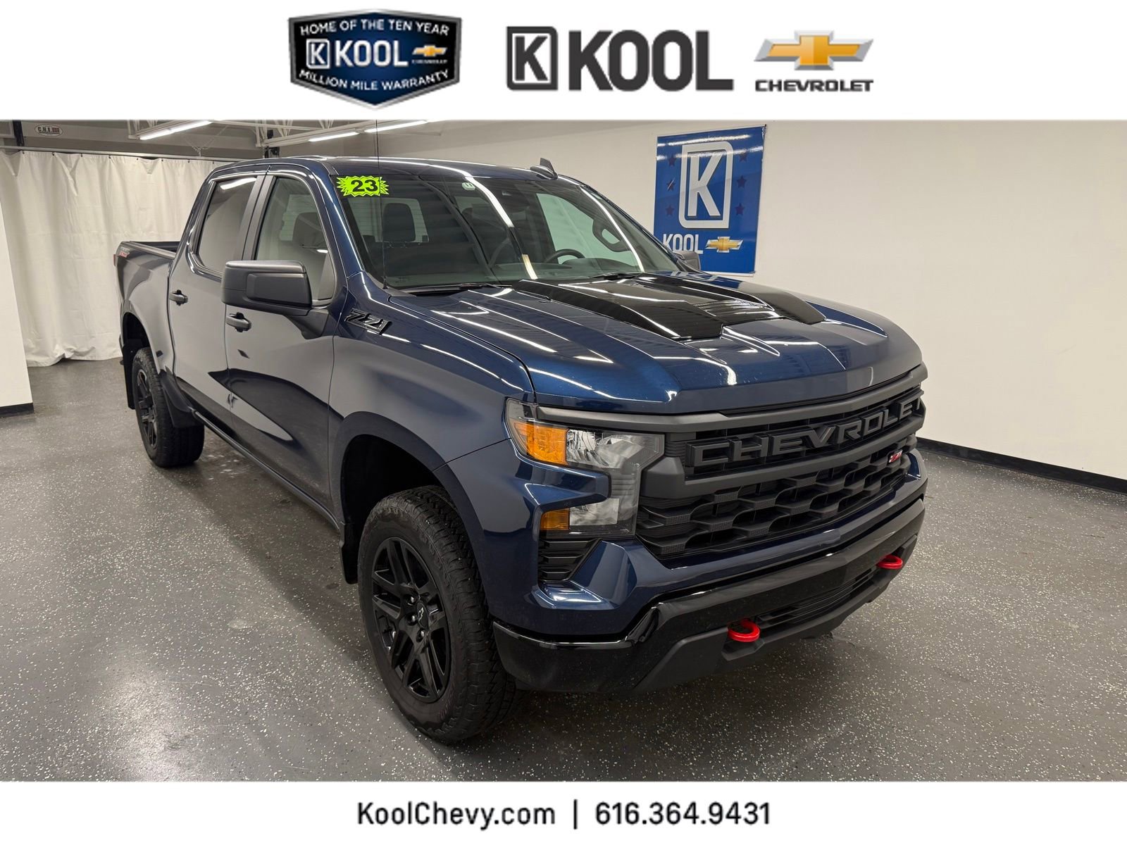 Used 2023 Chevrolet Silverado 1500 Custom Trail Boss w/ LPO, Dark Essentials Package image 1