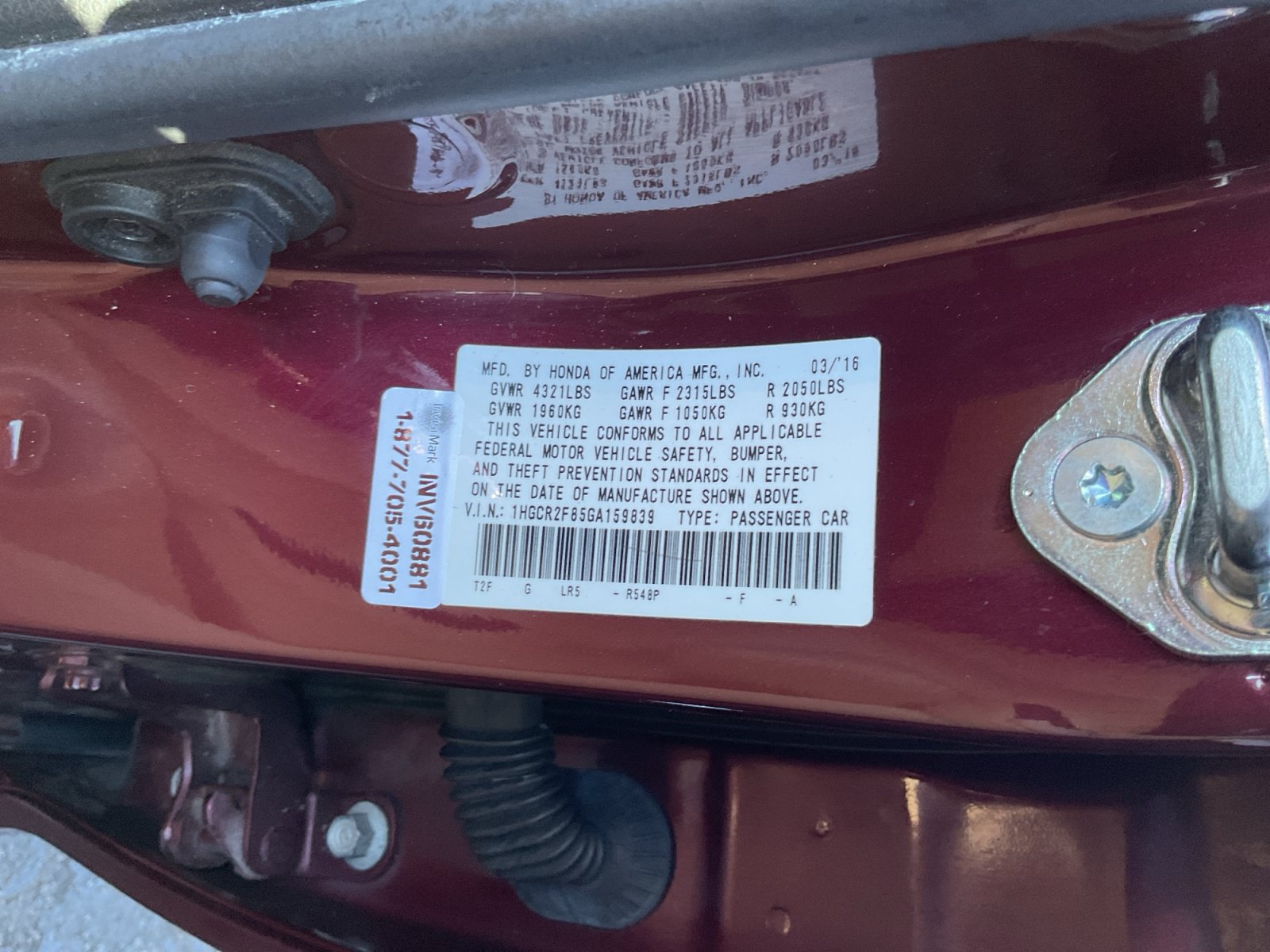 Used 2016 Honda Accord EX-L image 27