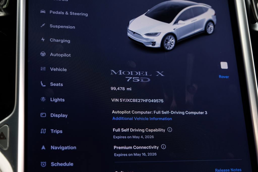 Used 2017 Tesla Model X 75D AWD/4WD image 24