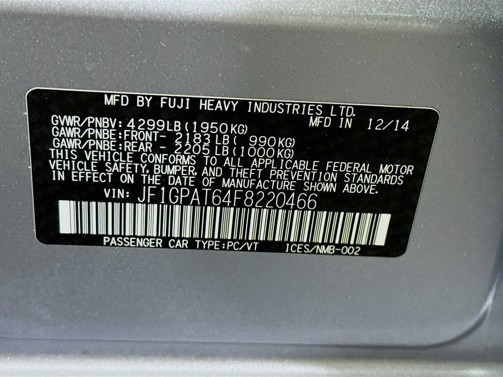 Used 2015 Subaru Impreza 2.0i Sport Premium AWD/4WD image 33