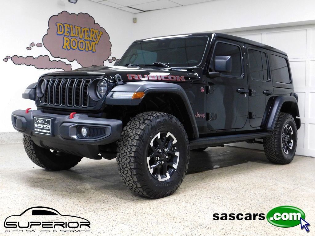 Used 2024 Jeep Wrangler Unlimited Rubicon w/ Technology Group AWD/4WD image 1