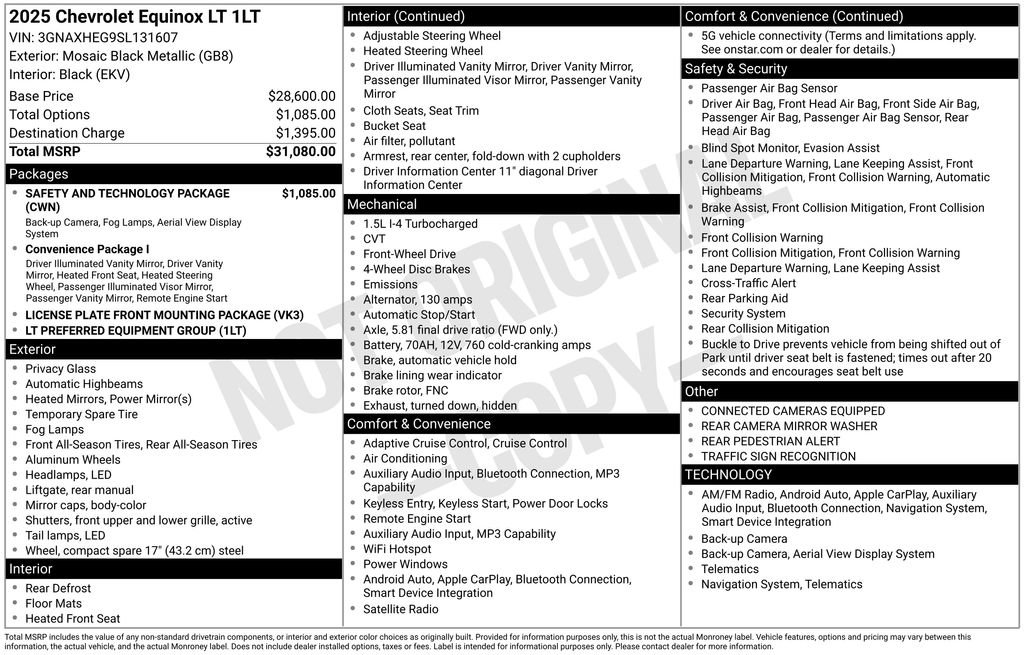 Used 2025 Chevrolet Equinox LT w/ Safety and Technology Package FWD video 3