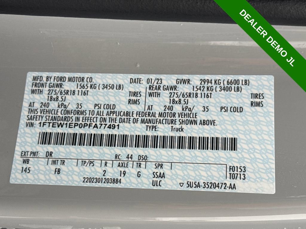 Used 2023 Ford F150 XLT w/ Equipment Group 302A High image 26