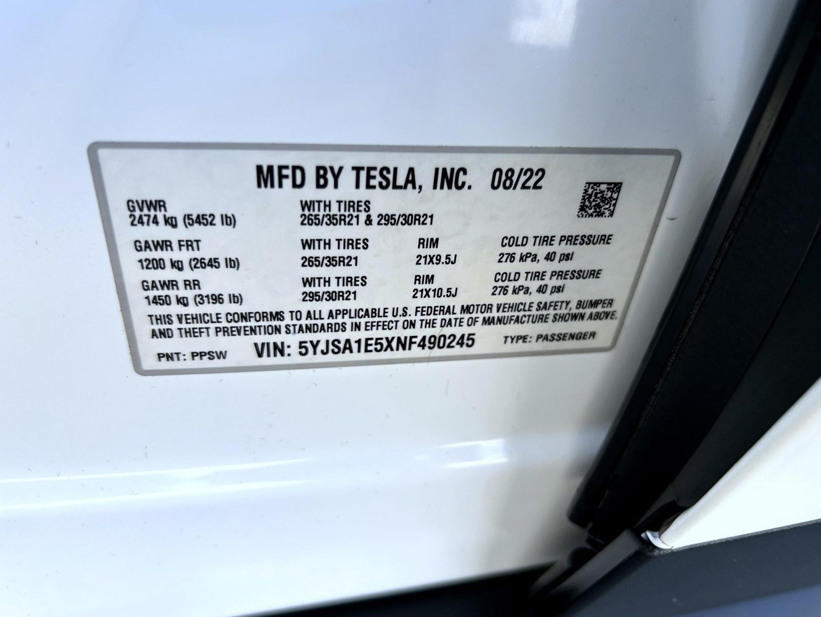 Used 2022 Tesla Model X AWD/4WD image 24