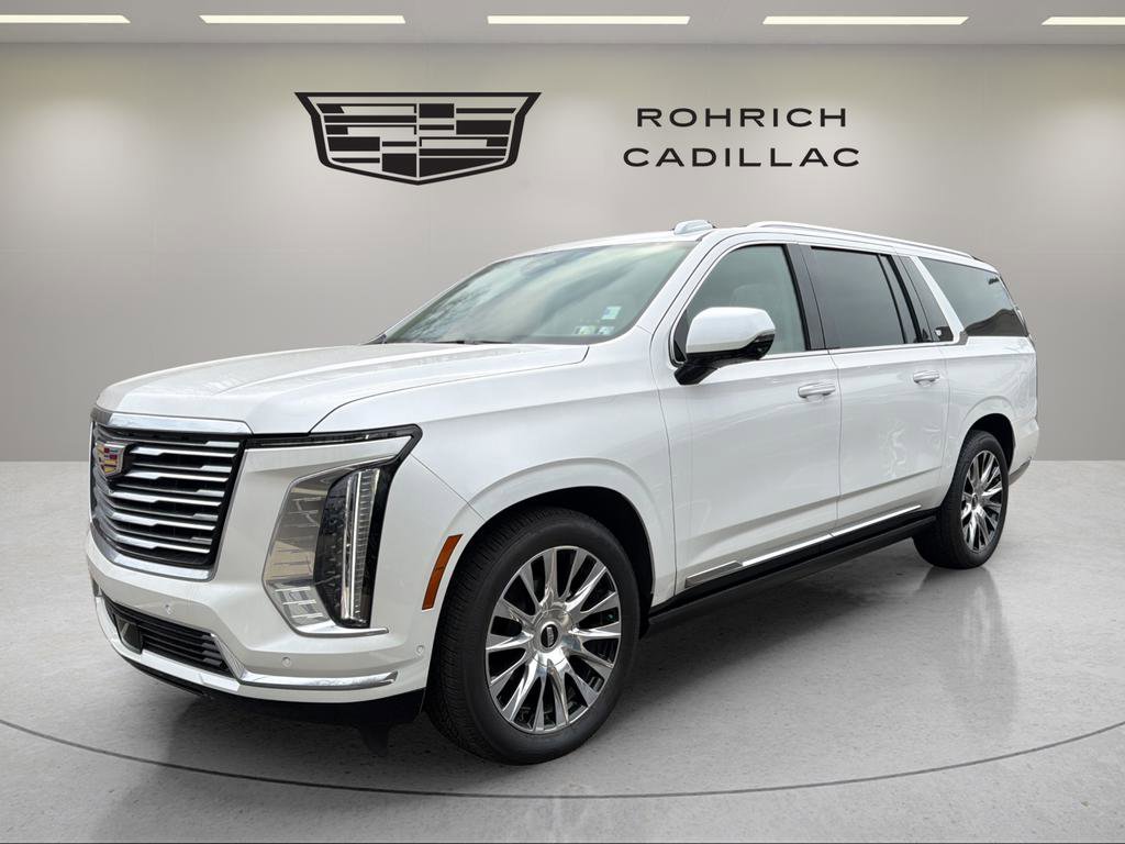 Certified 2025 Cadillac Escalade ESV Premium Luxury Platinum w/ LPO, Floor Liner Package
