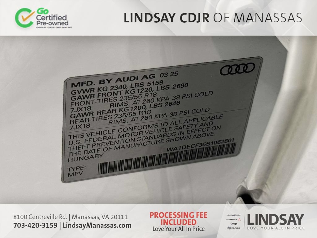 Used 2025 Audi Q3 2.0T Premium AWD/4WD image 32