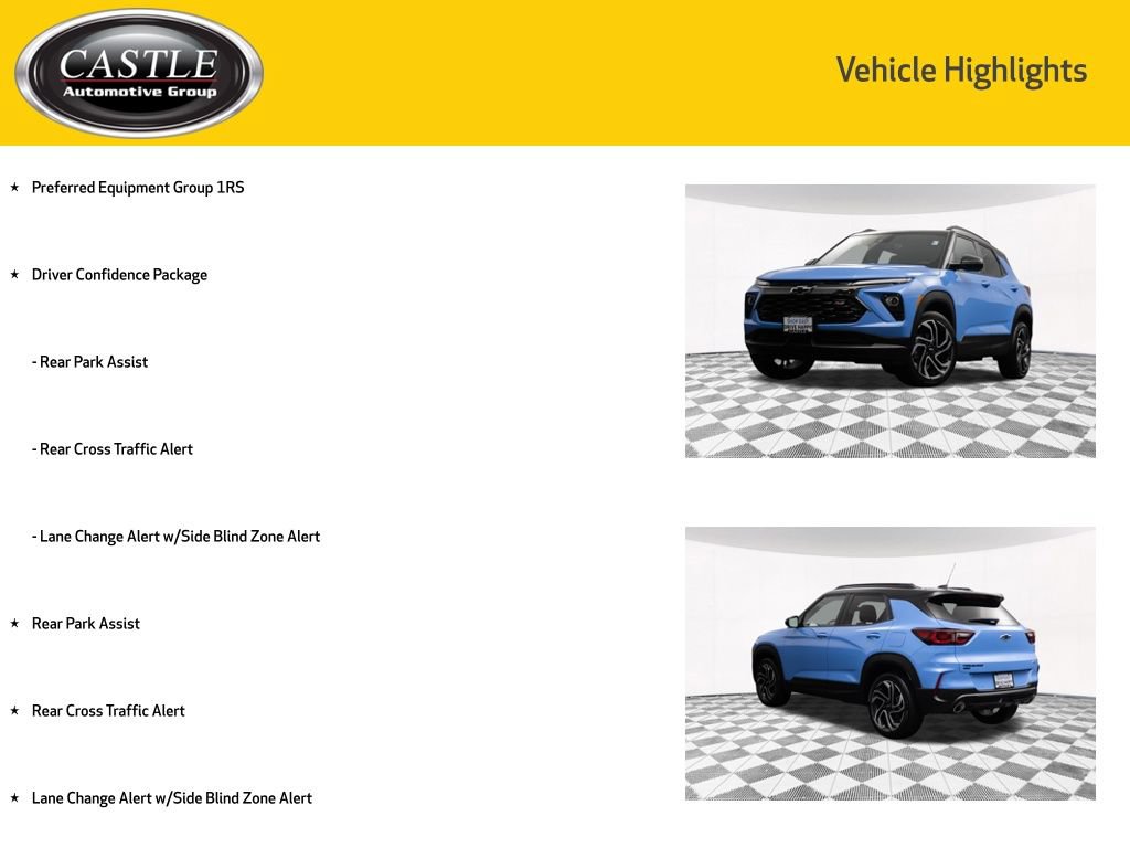 Used 2024 Chevrolet TrailBlazer RS w/ Driver Confidence Package AWD/4WD image 4