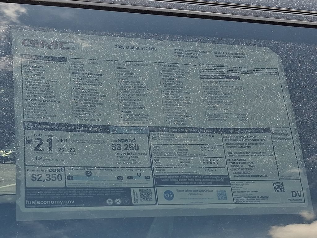 New 2026 GMC Acadia AT4 w/ Luxury Package AWD/4WD image 3