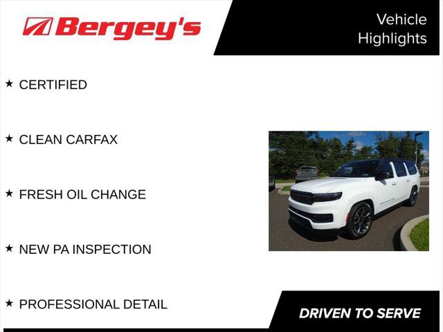 Certified 2025 Jeep Grand Wagoneer L Series II Obsidian w/ Quick Order Packagew 28T AWD/4WD image 5