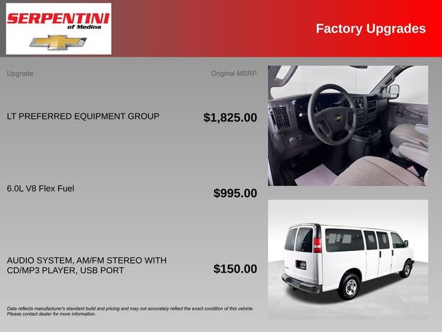 Used 2017 Chevrolet Express 2500 LT w/ LT Preferred Equipment Group RWD image 5