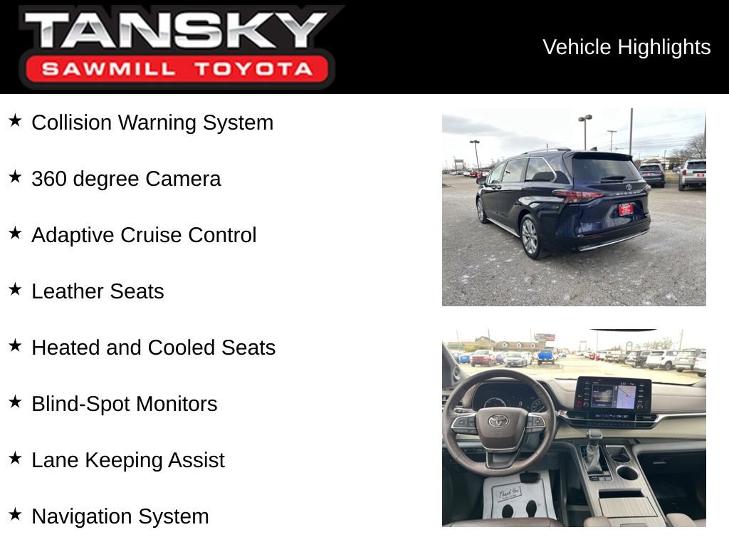 Certified 2022 Toyota Sienna Platinum image 9