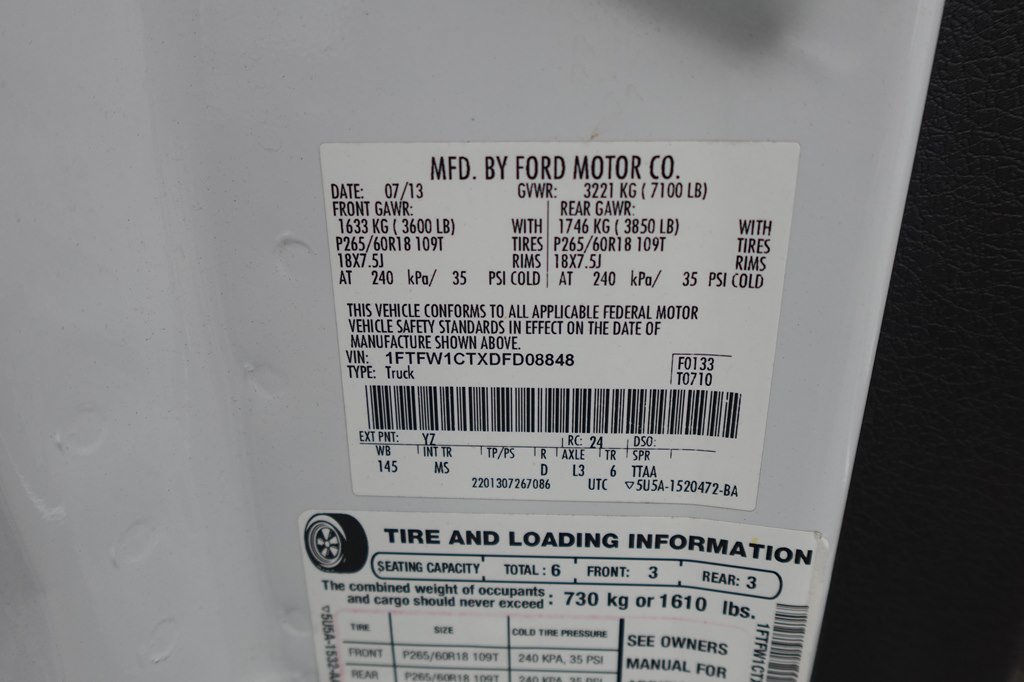 Used 2013 Ford F150 XLT w/ Luxury Equipment Group RWD image 14